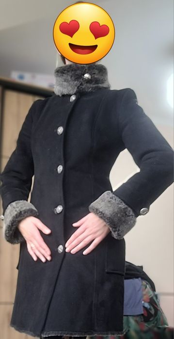 Жіноча зимова дублянка / пальто