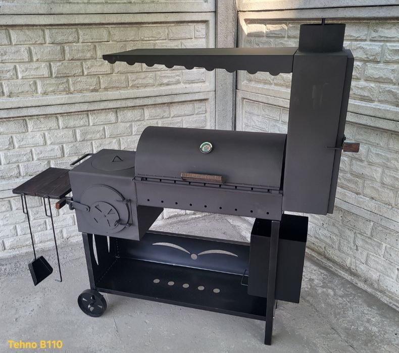 ХІТ! 5мм! 4в1! Мангал Коптильня Смокер Барбекю / Печь под Казан