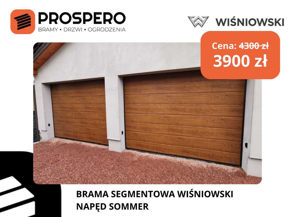 BRAMA garażowa Wiśniowski złoty dąb / Strzelce, Pyskowice, Tworóg