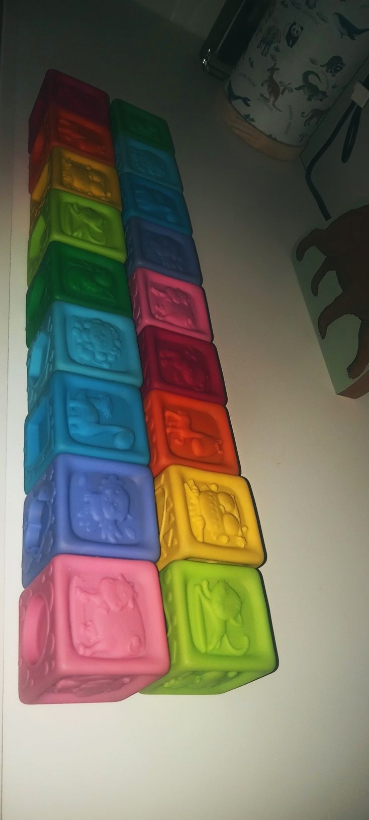 Gumowe klocki edukacyjne