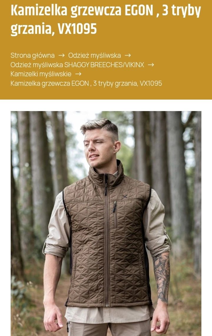 Kamizelka podgrzewana Viking jak Harkilaa