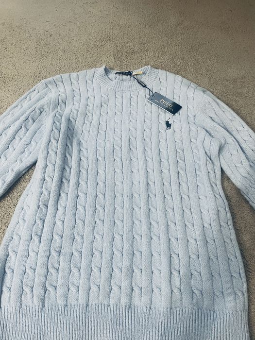 Sweter ralph lauren błękitny