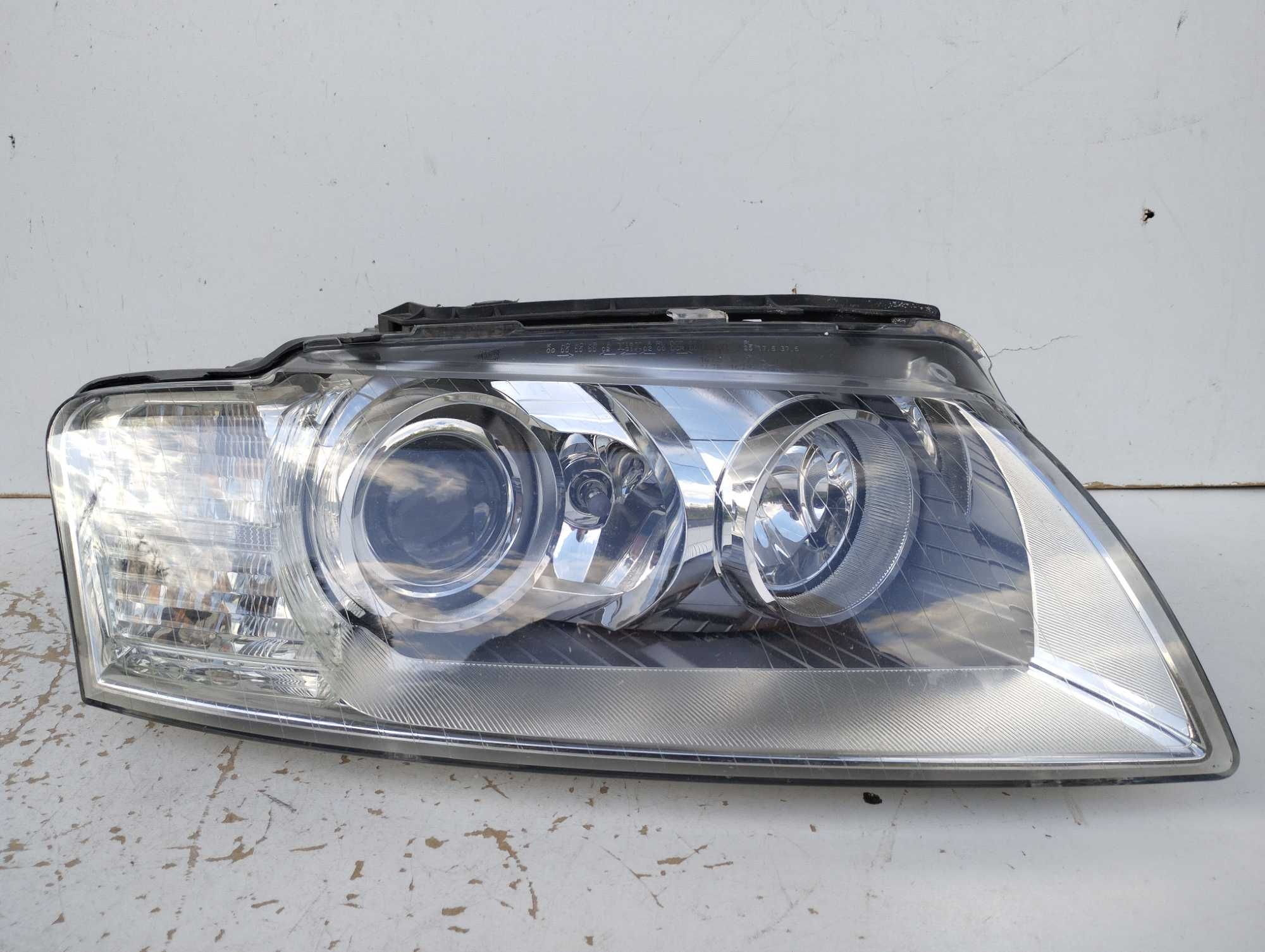 Audi A8 D3 lift Bi Xenon prawy lampa prawa EUROPA SKRETNY