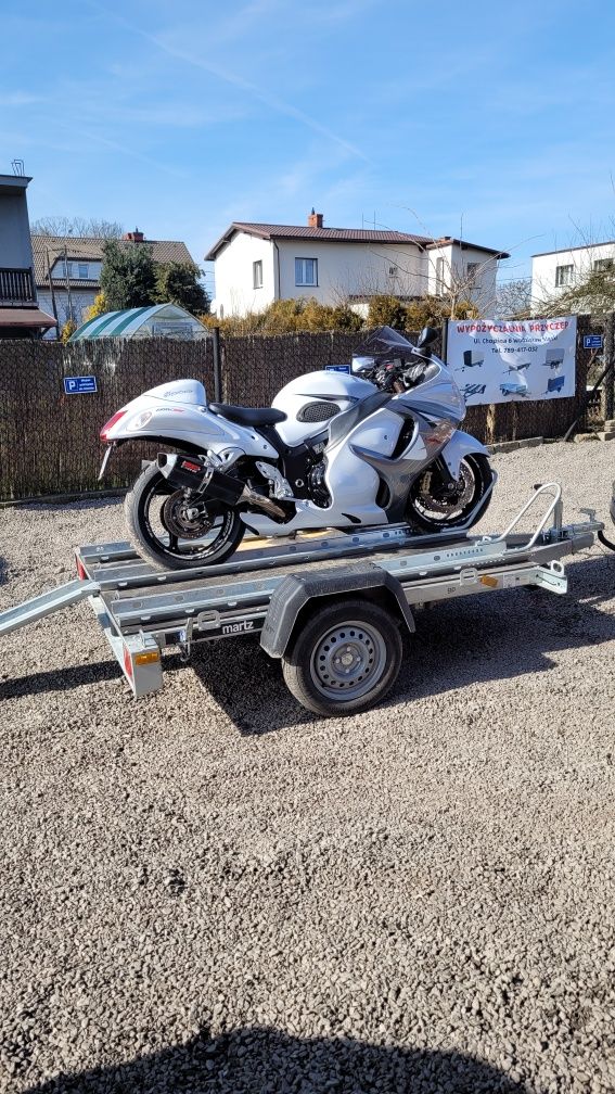 Wypożyczalnia wynajem przyczep ,przyczepka ,motocyklowa ,box na hak,