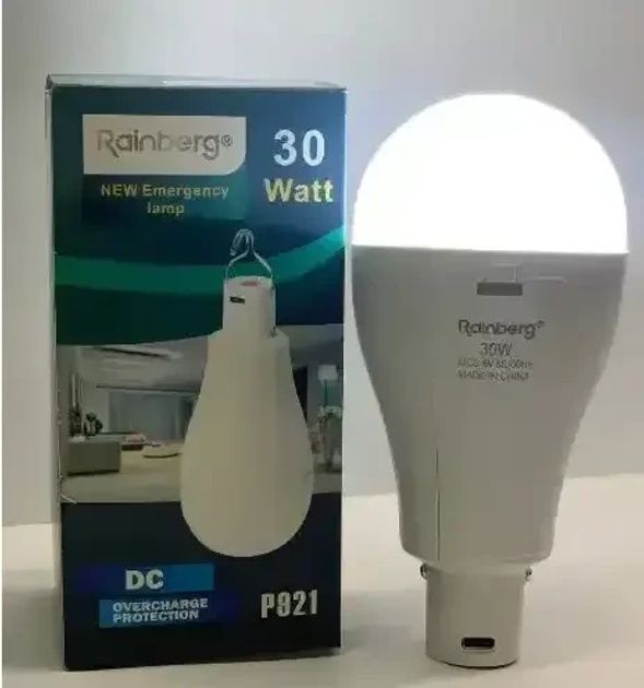 Лампочка с двумя аккумулятороми 30w  белый от usb