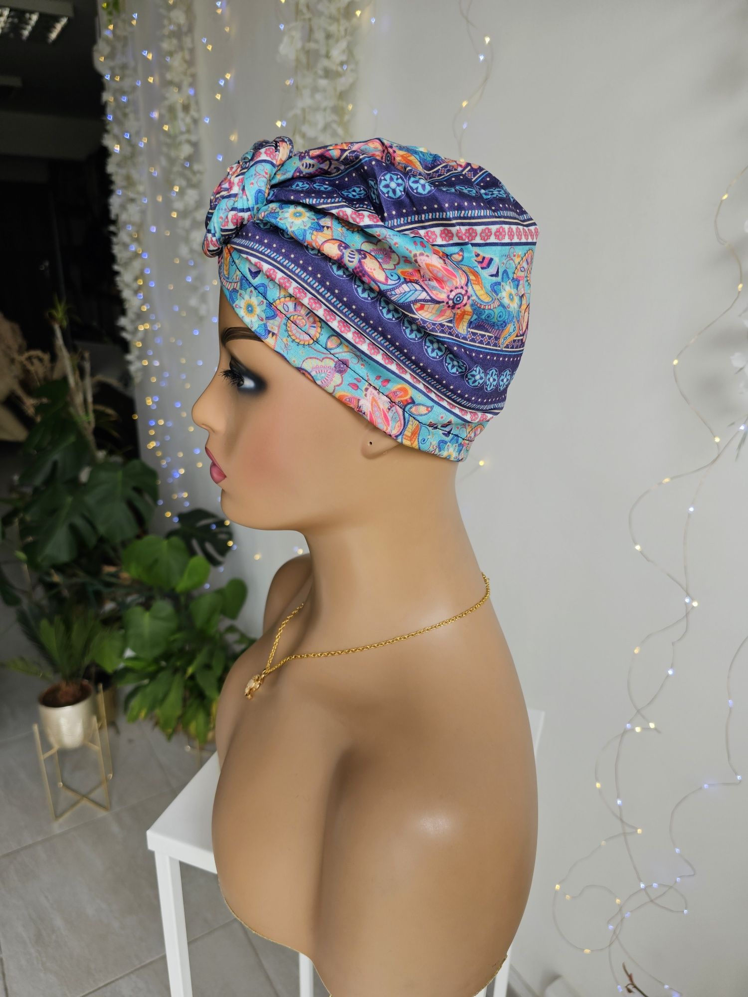 Turban chustka czapka Soa 2 chemioterapia nakrycie głowy