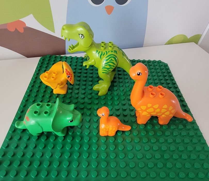 Dinozaury 5 szt jak LEGO DUPLO kompatybilne