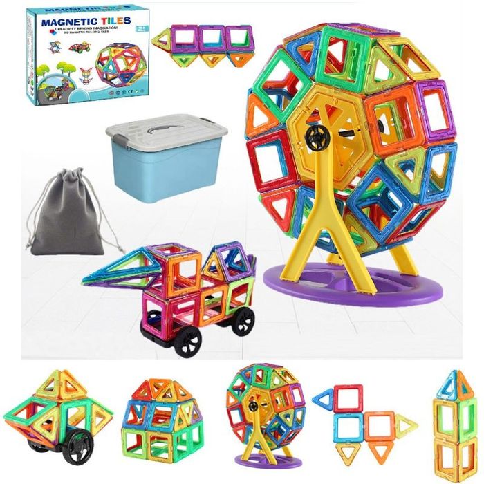 Magnetyczne klocki 168el konstruktor