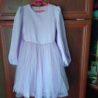 Платье нарядное лавандовое для девочки