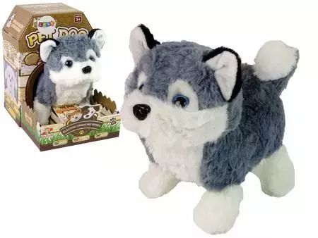 Maskotka interaktywna Husky. Leantoys. Nowy Produkt