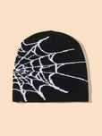 Czapka z Pajęczą Siecią Spiderman, Y2k, Goth, Emo