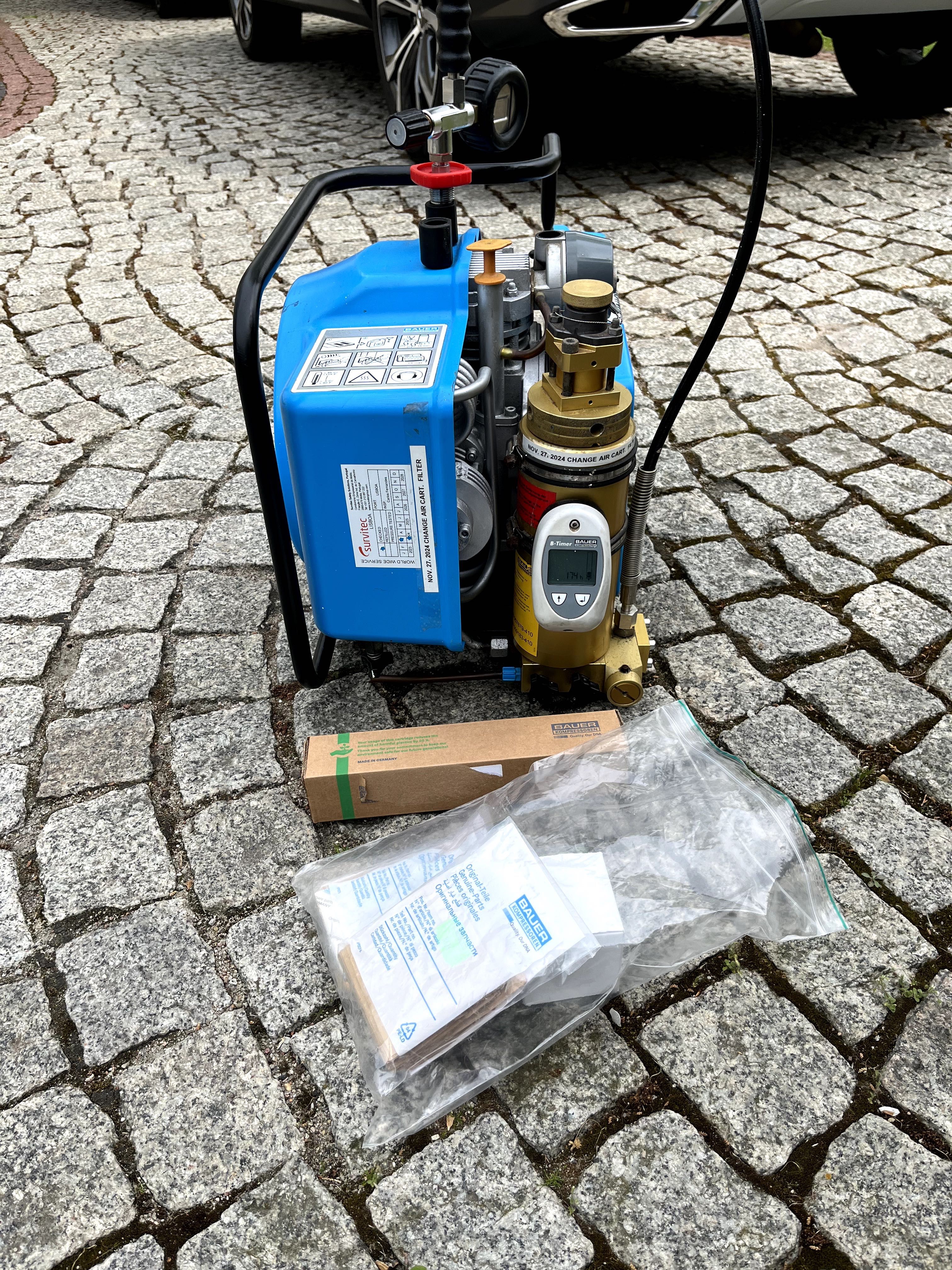 Kompresor Sprężarka Bauer junior II
