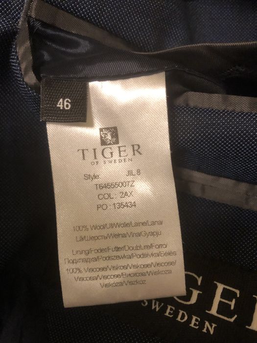 Wełniany garnitur męski Tiger of Sweden S