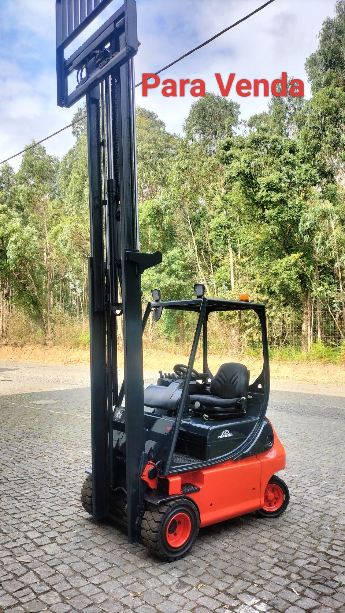 Empilhador Elétr. Linde 1800kg , Duplo 3,80mt , Excelente Estado