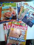 Conjunto de revistas PROTESTE, dinheiro e direitos, proteste saude