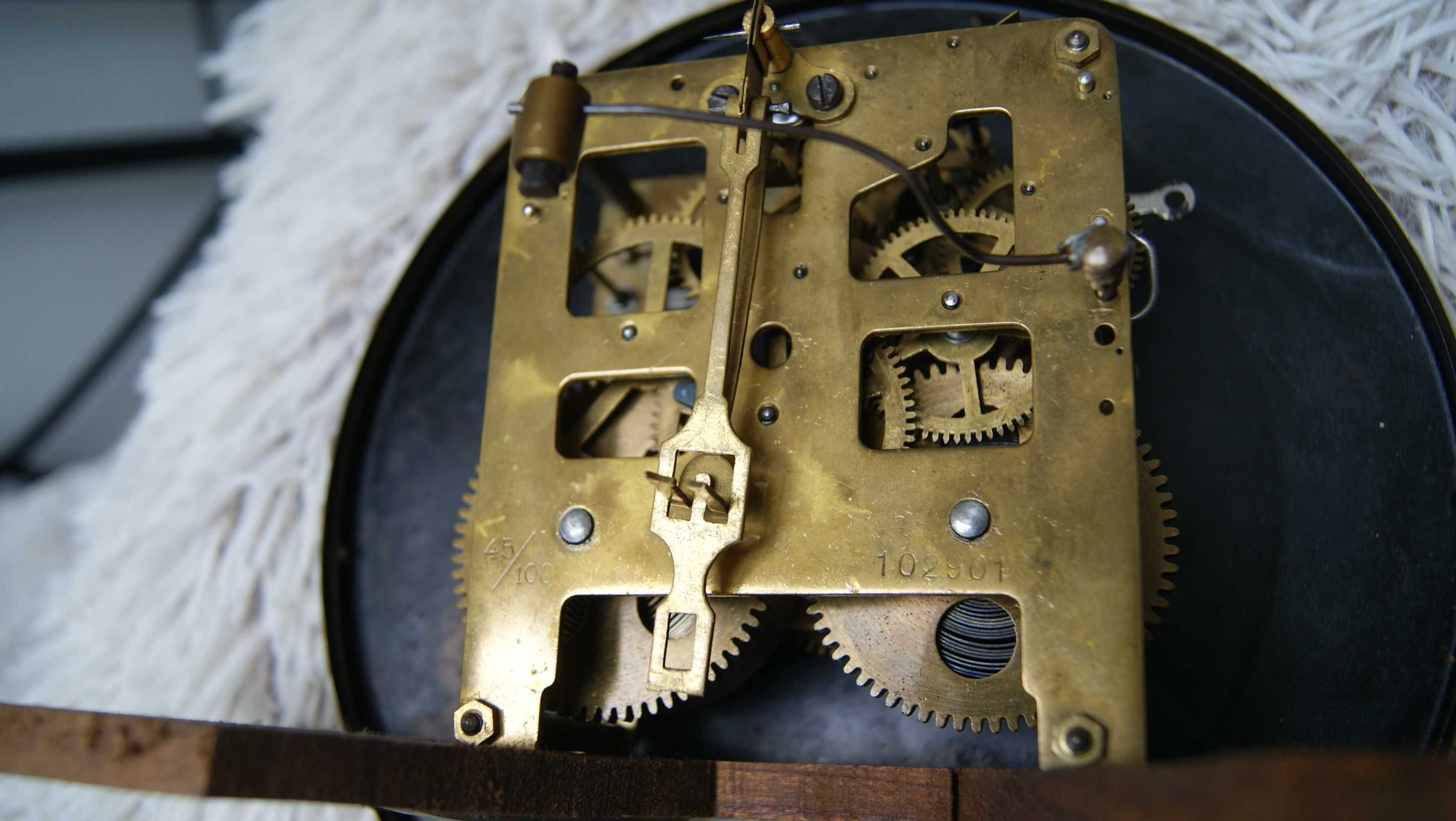 266 Zegar mechaniczny FMS Mauthe Viola-Gong antyk