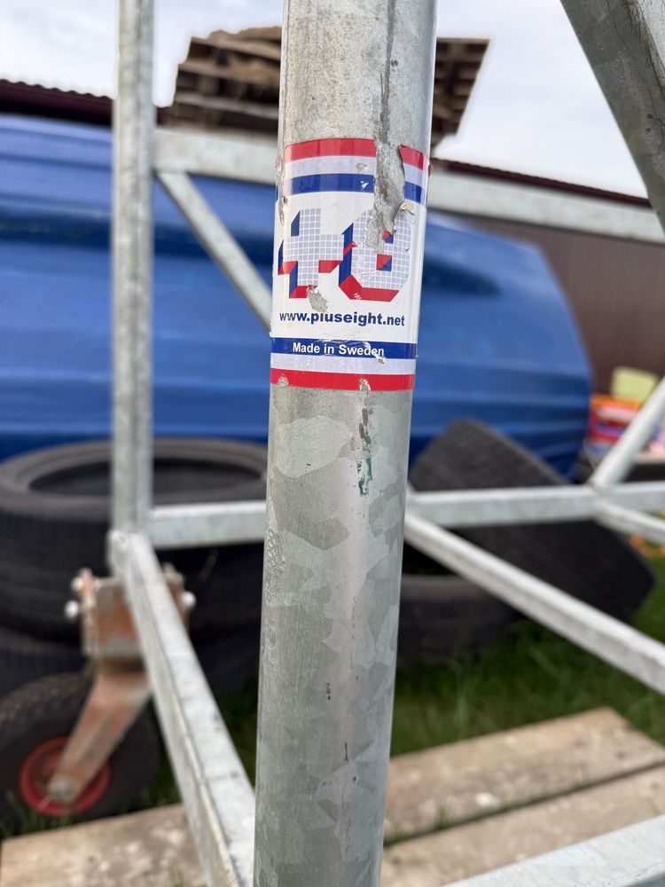 Wózek do stempli od rusztowania