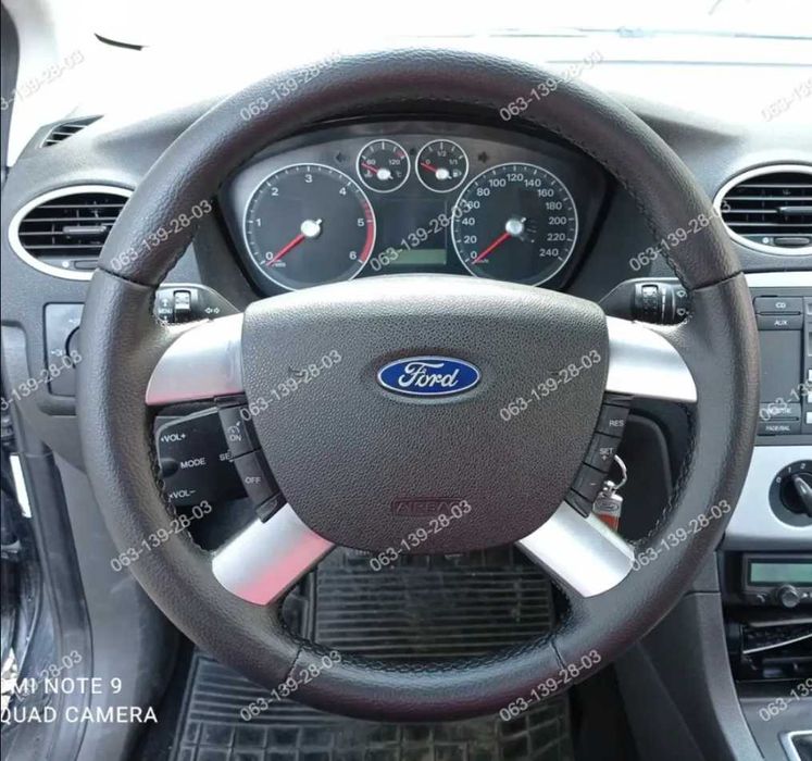 Ford Focus 2 Transit Fiesta Оплетка Чехол на Руль Форд Фокус Каучук