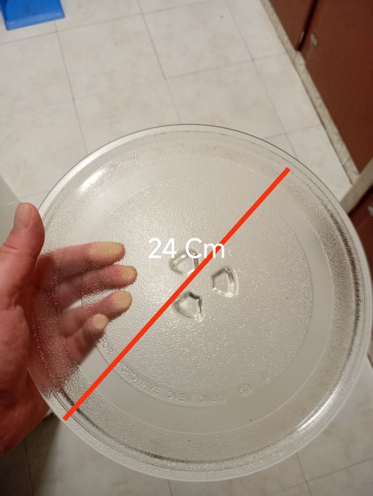 Prato para Microondas 24 cm.