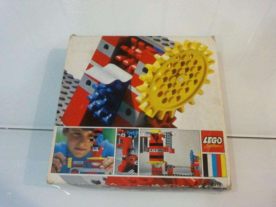 Caixa de rodas dentadas com pedras LEGO sem motor - LEGO System 801