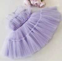Шикарне лавандове фіолетова плаття святкова нарядне 100