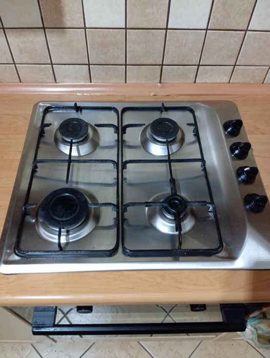 Sprzedam płytę gazową  zlew srebrny