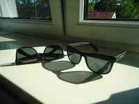 Czarne klasyczne okulary przeciwsłoneczne wzór ala rayban 2 w cenie 1