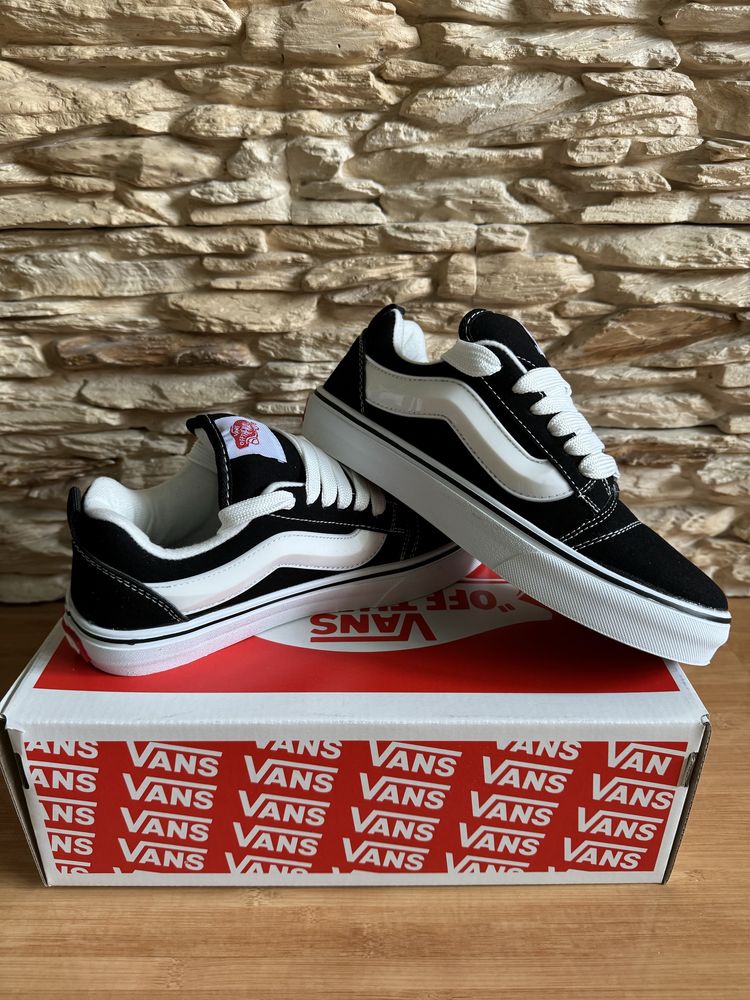 Кеди VANS KNU Scool Black  р. 36-40 Ванс кну скул