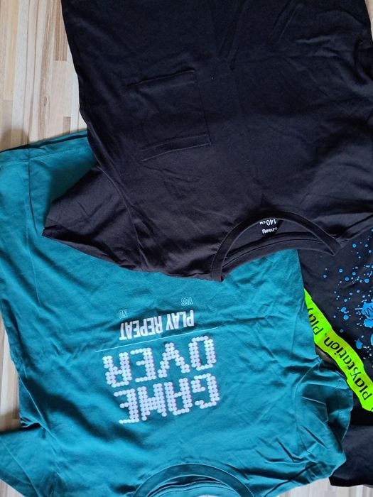 Komplet koszulek T-shirt play station sinsay rozmiar 140