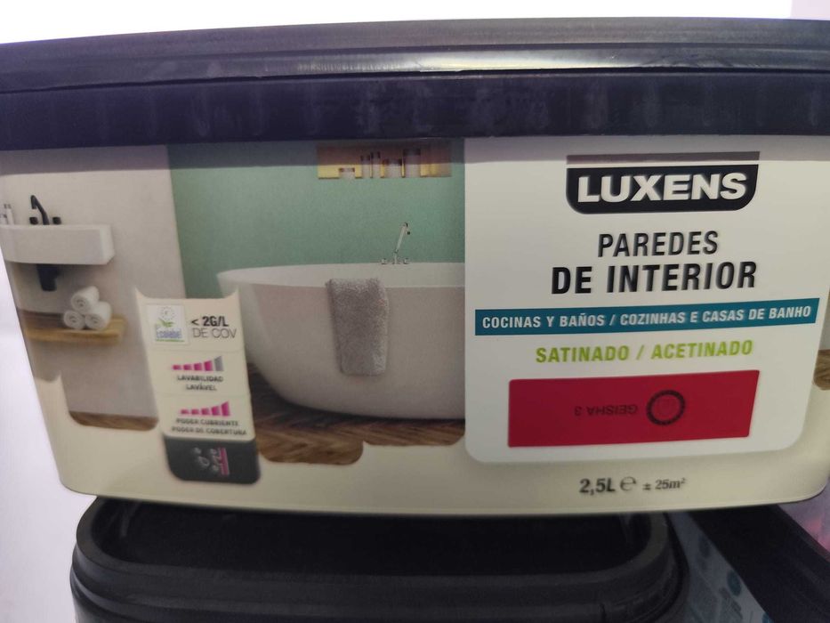 Farba Luxens 2,5l Carmen 3 do wnętrz kuchnia łazienka satynowa zmywaln