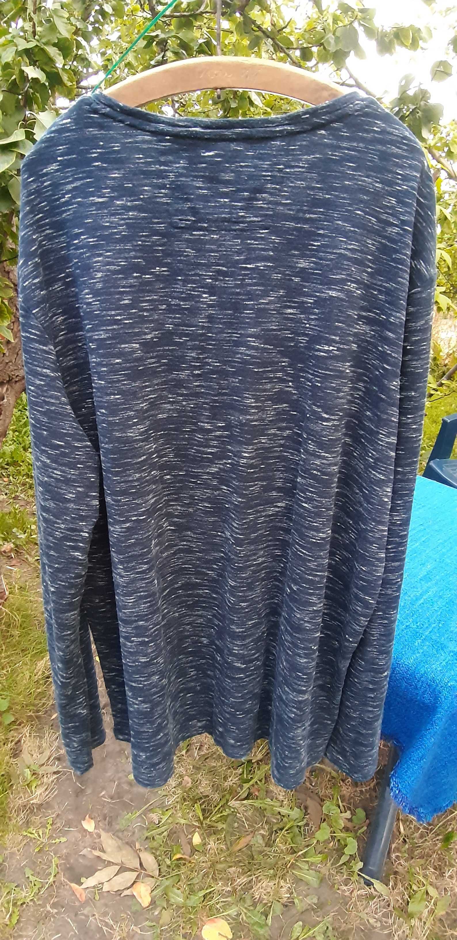 S. Oliver bluza bluzka męska granatowa – melanż rozmiar L/XL