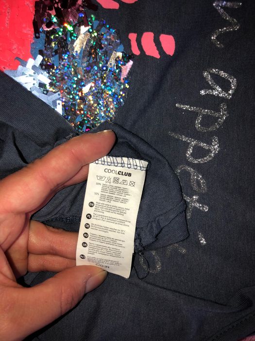 Bluzka bez rekawow tunika 152 cm 13 lat