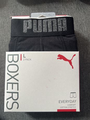 Трусы боксерки набор мужские Puma оригинал 2 штуки в упаковке