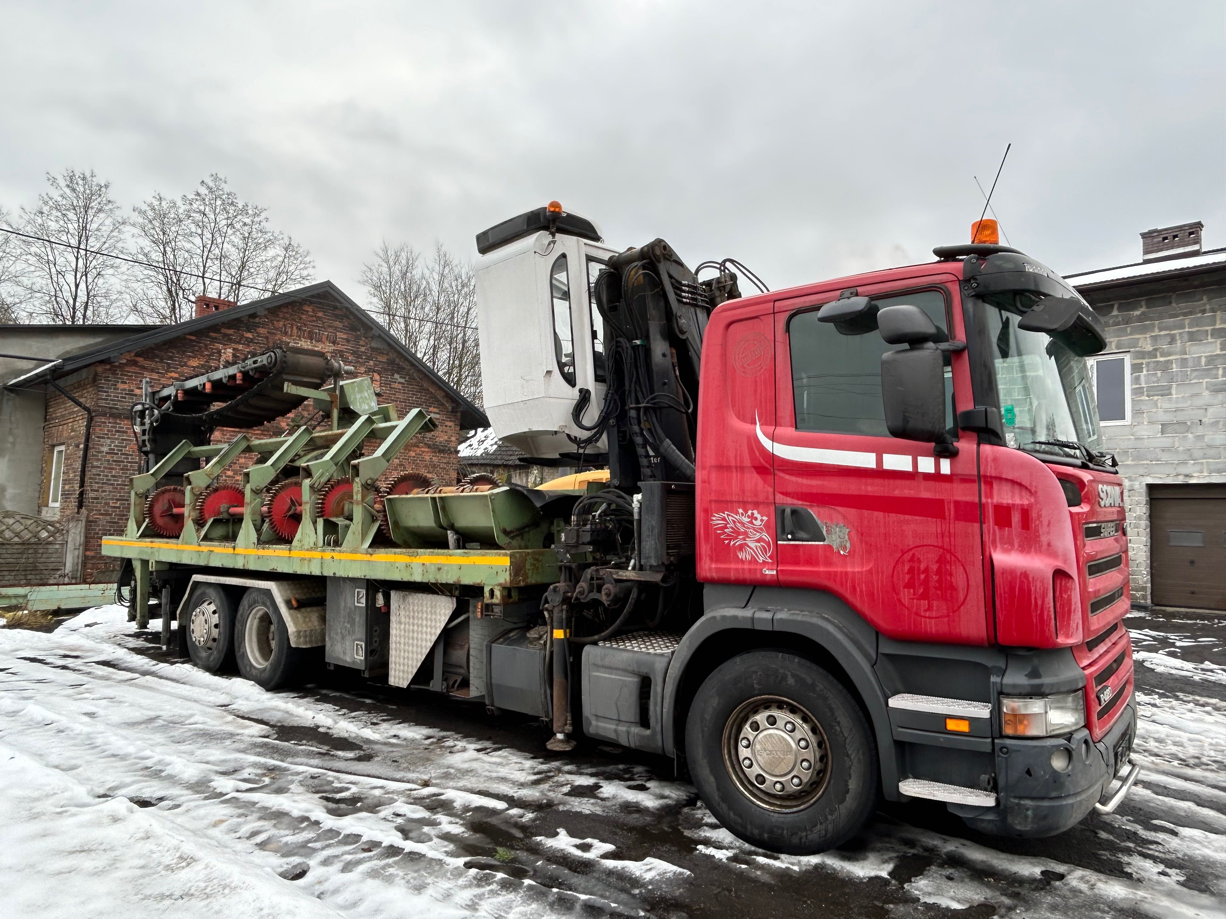 SCANIA - Korowarka mobilna do klody