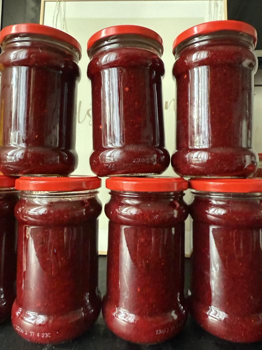 10x315ml pyszny domowy dzem z borówki czerwonej brusznicy dzem borówko