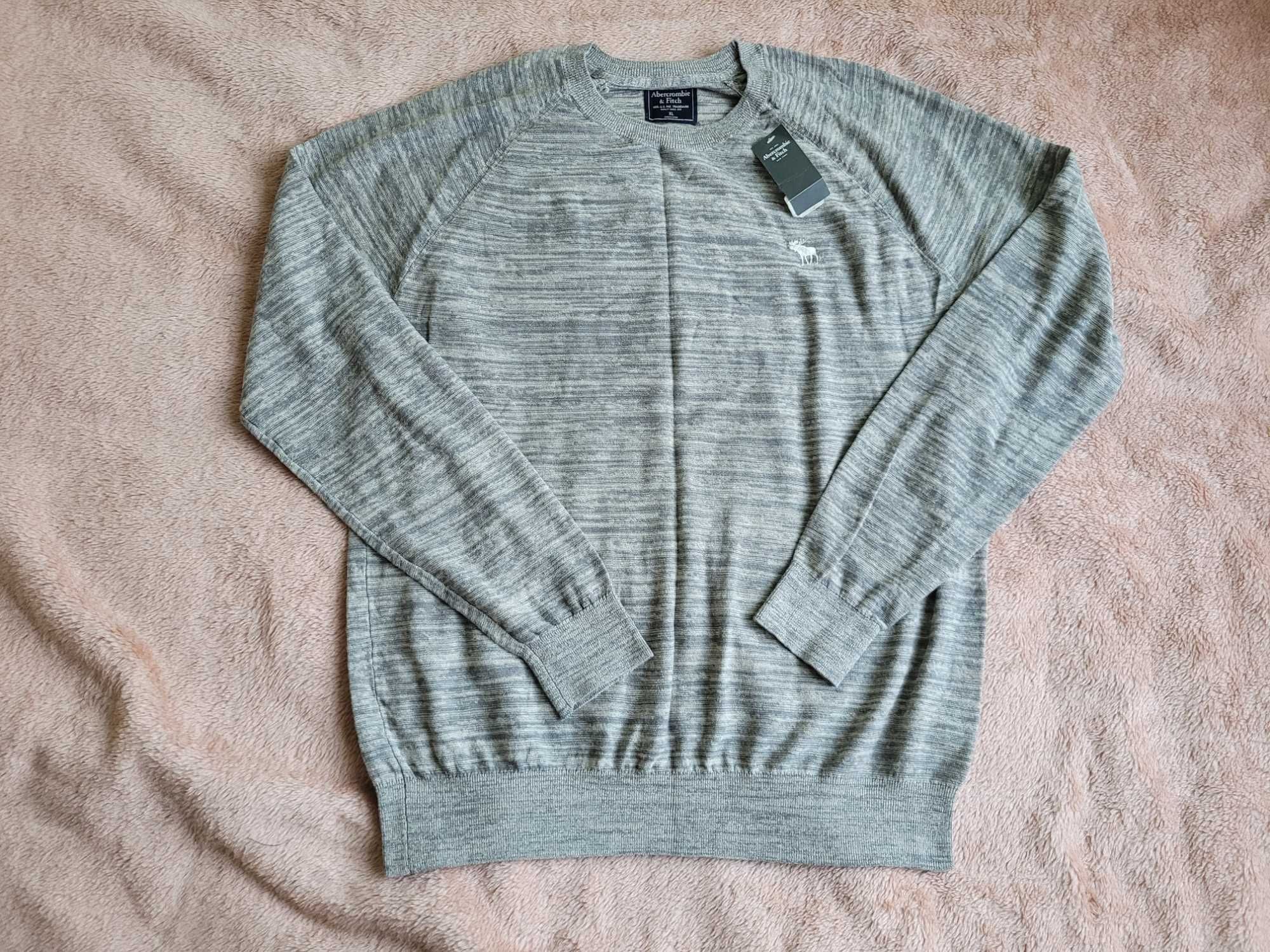 Sweter meski Abercrombie & Fitch roz. XL