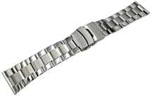 Nowa Bransoleta bransoletka do zegarka elegancka 24 mm stal nierdzewna