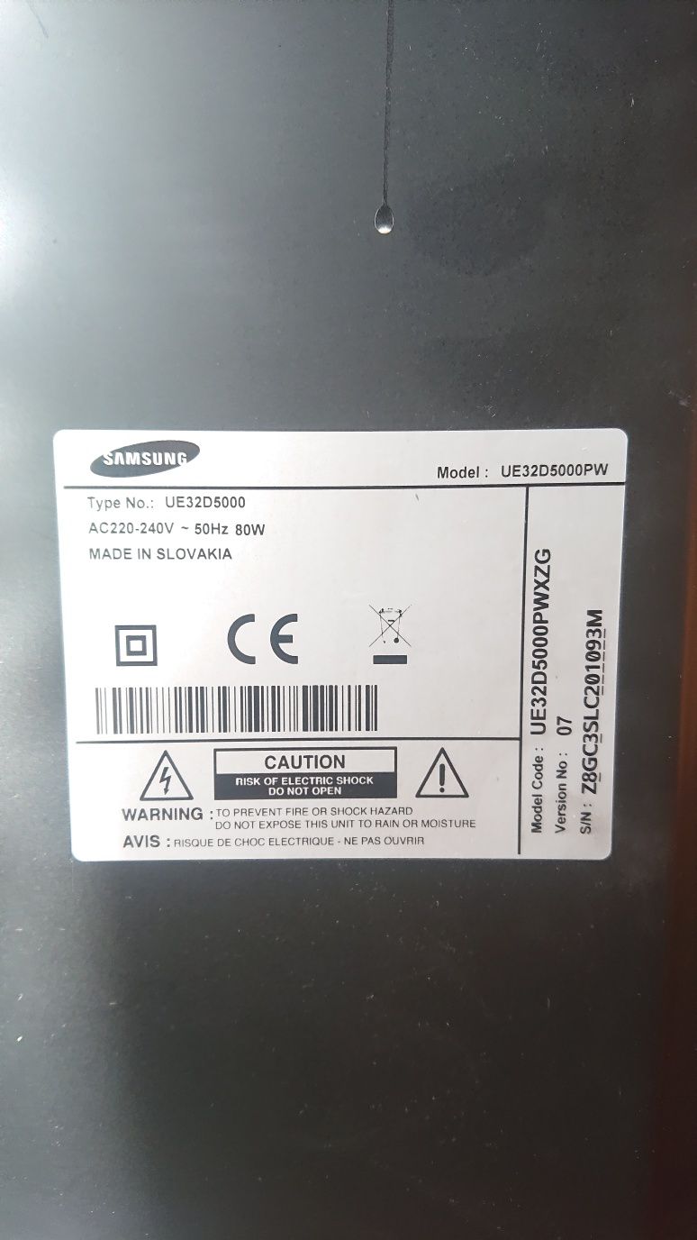 Telewizor Samsung 32 cale UE32D5000 stan dobry