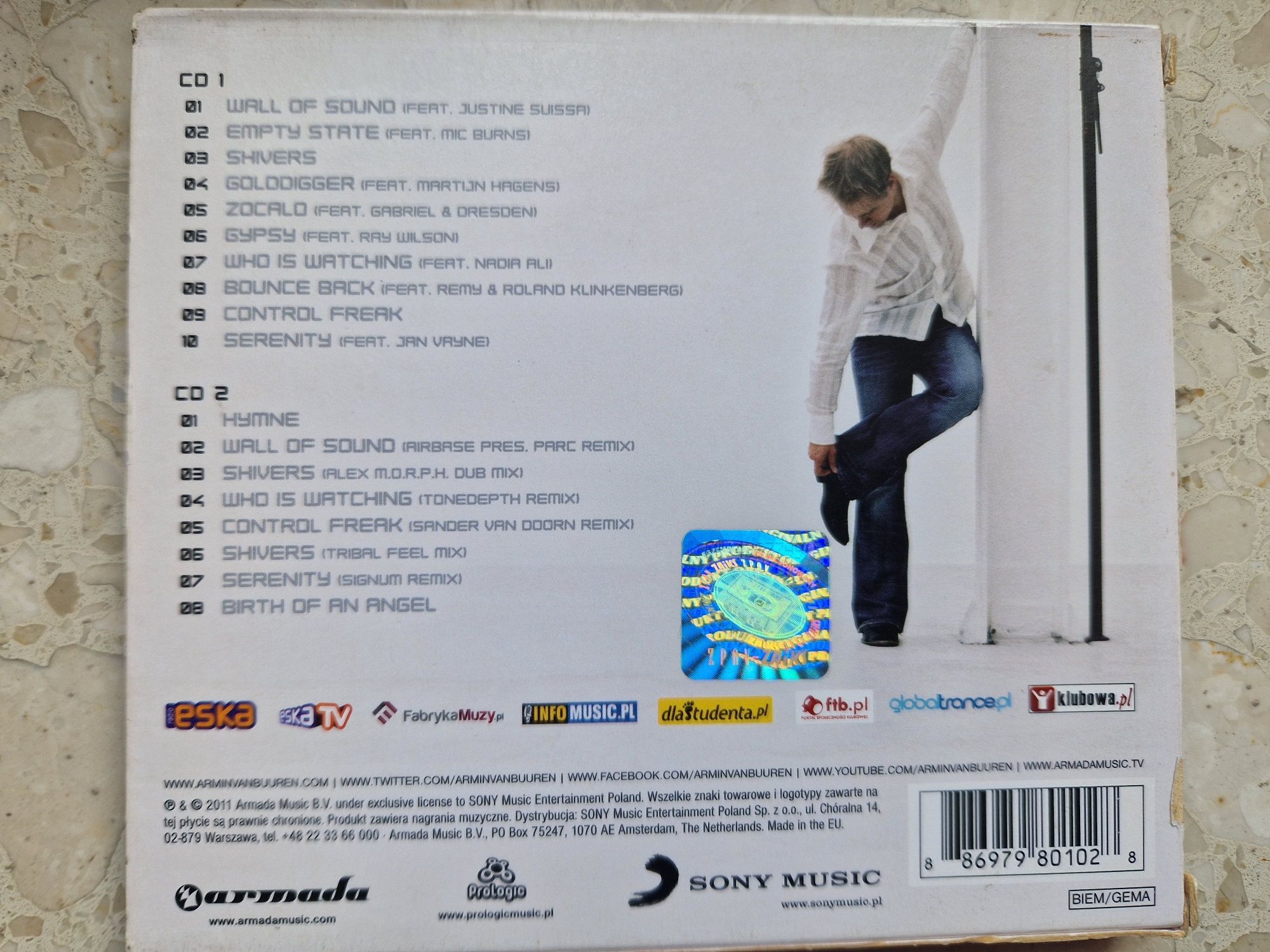 Armin Van Buuren Shivers CD