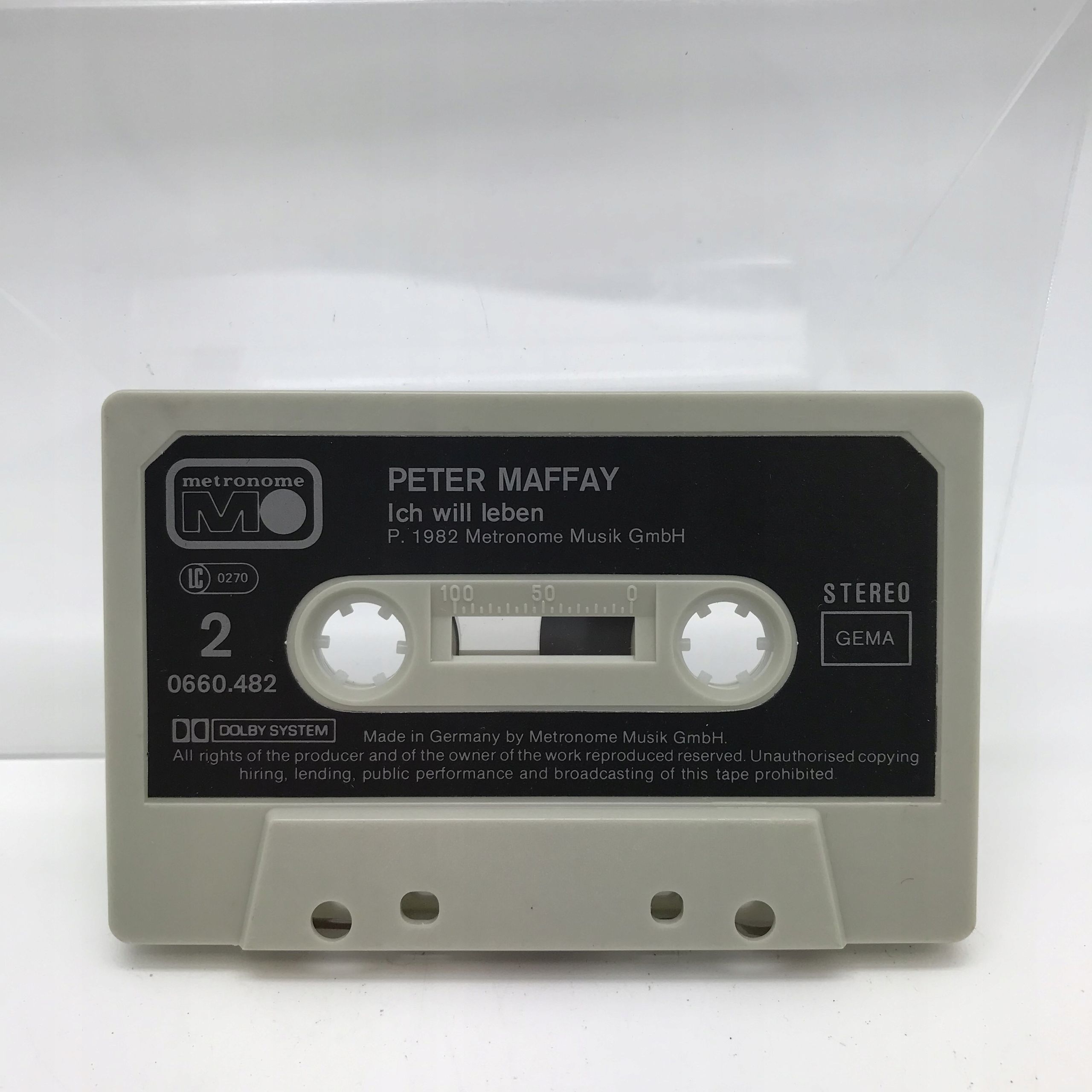 kaseta - peter mafhfay - ich will leben