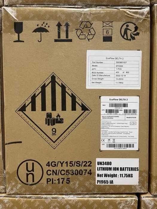 Зарядні станції EcoFlow Delta 2 1800/2700Вт,EU,ФОП,карта, в наявності