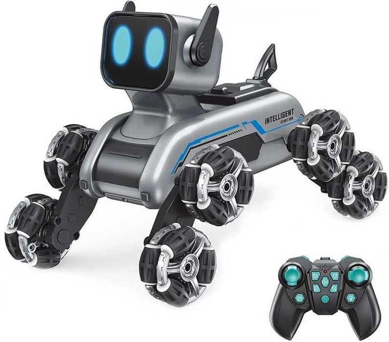 Восьмиколесная трюковая собака-робот wheel robot dog