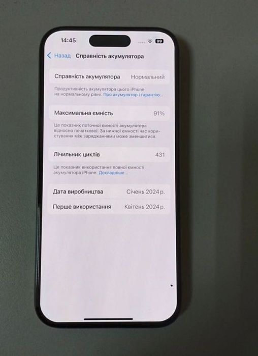 Iphone 15 Pro 128 GB