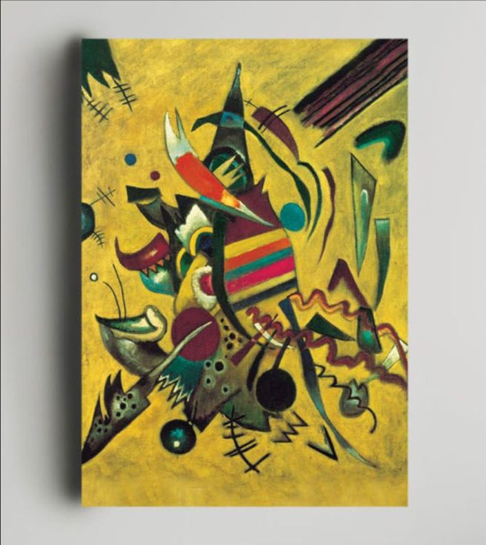Kandinski reprodução pintura - Points