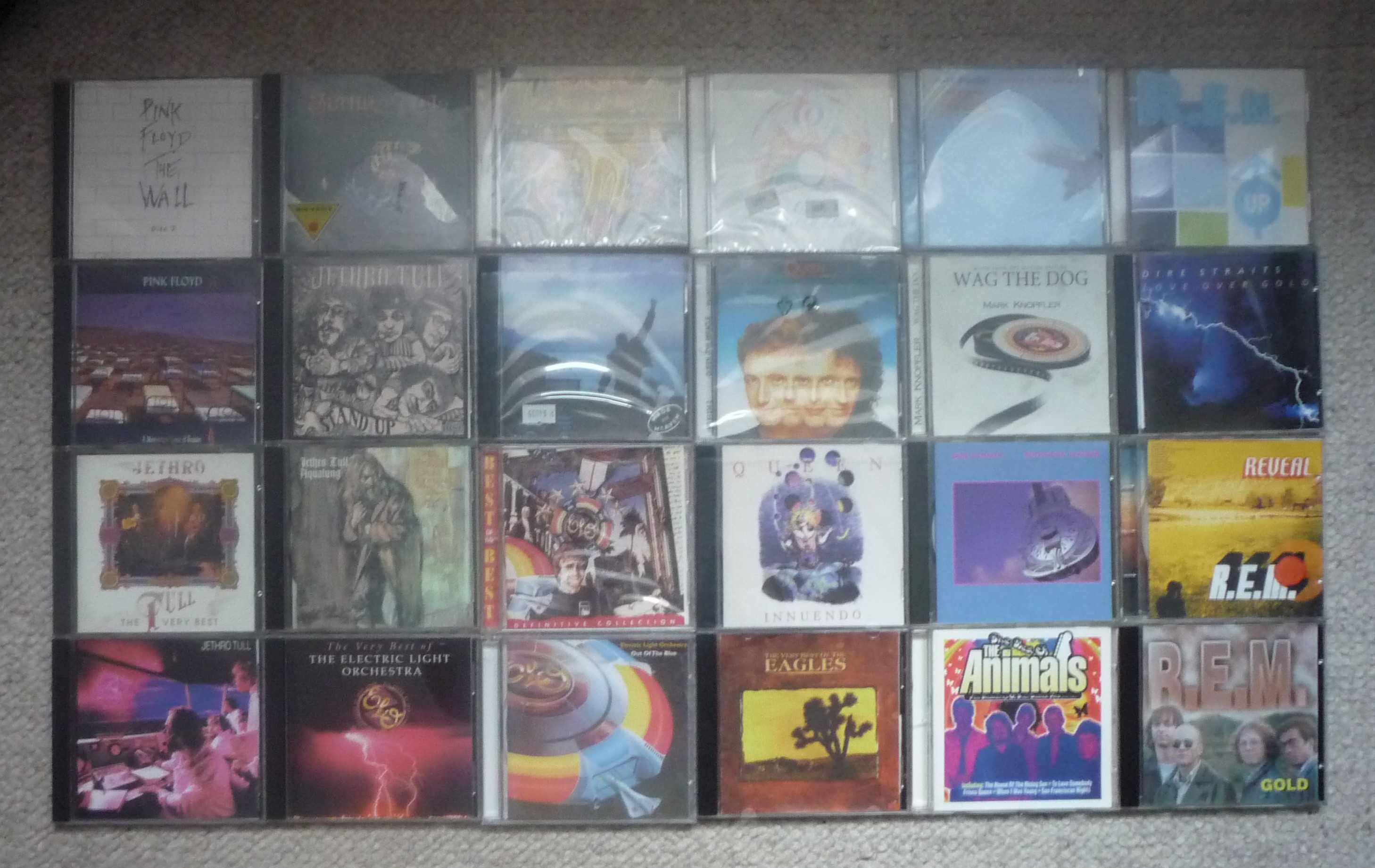 44 płyt CD rock: Queen, Pink Floyd, Dire Straits, Sting, Jethro Tull