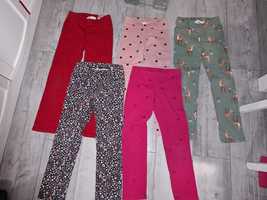 Grubsze legginsy H&M roz. 134