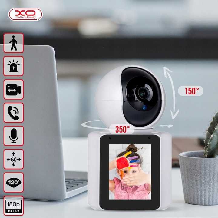 XO CR03 Smart Kamera Wifi IP obrotowa inteligent wyświetlacz Sklep Wwa