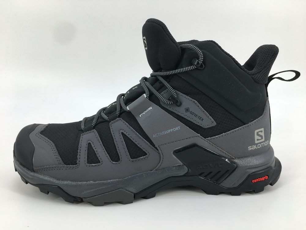 Мужские кожаные ботинки берцы SALOMON X Ultra 4 Mid GTX 43 1/3