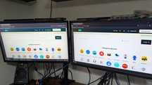 Zestaw 2 Monitorów 24 cali + uchwyt + Stacja dokująca Dell wd15 USB C