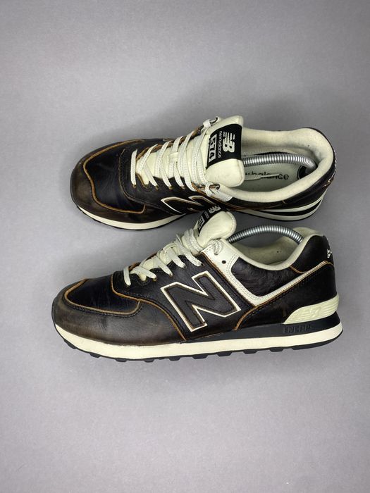 New Balance 574 шкіряні класичні кросівки кроссовки классика 44р оріг